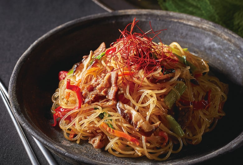 ごま油香るチャプチェ